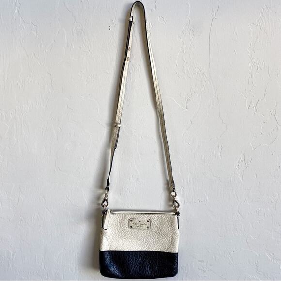 Kate Spade Grove Court Black‎ Ivory Colorblock Crossbody Bag - Picture 3 of 9
